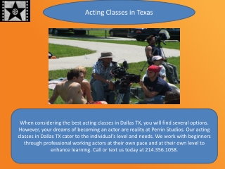 Acting Classes in Texas