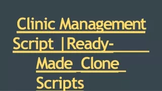 clinic mana g ement