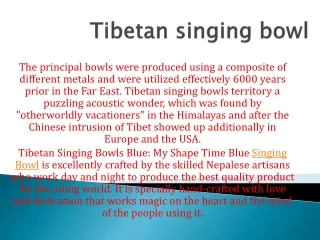 tibetan singing bowl