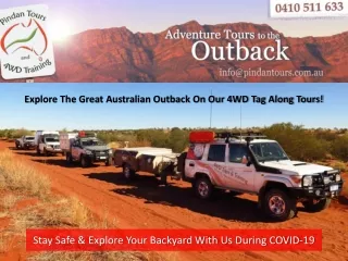 Explore The Great Australian Outback On Our 4WD Tag Along Tours!