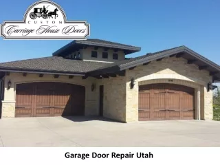 Garage Door Repair Utah