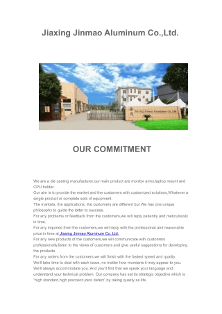 Jiaxing Jinmao Aluminum Co.,Ltd.