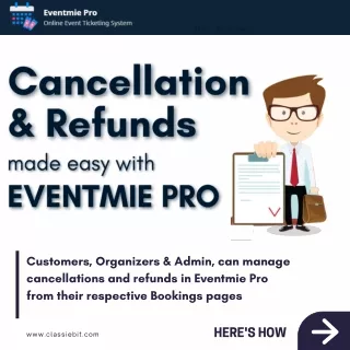 Cancellation & Refund Made Easy With Eventmie Pro