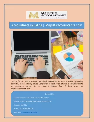 accountants in ealing majesticaccountants com