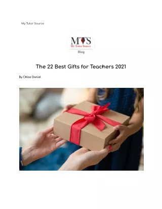 The 22 Best Gifts for Teachers 2021