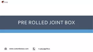pre rolled joint box