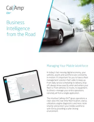business intelligence from the road