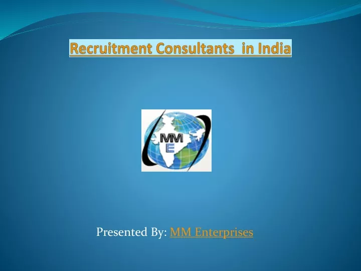 recruitment consultants in india