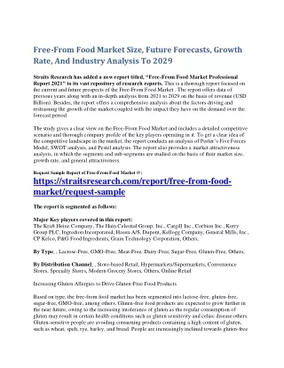 Free-From Food Market