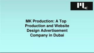 mk production a top production and website design