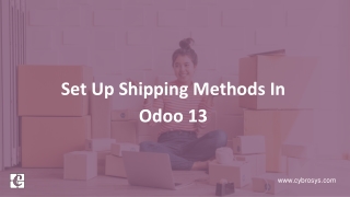 How to Set Up Shipping Methods In Odoo 13