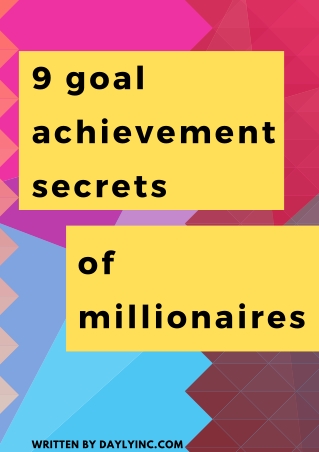 9 goal achievement secrets