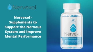 Nervexol - Supplements to Support the Nervous System and Improve Mental Performance