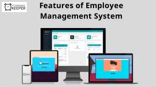 Features of Employee Management System