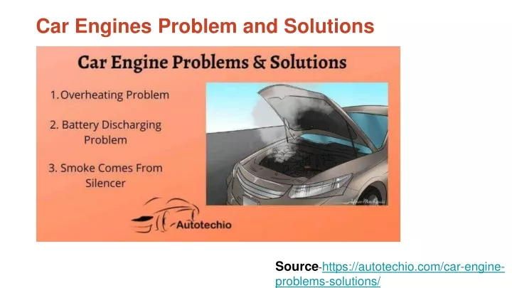 car engines problem and solutions