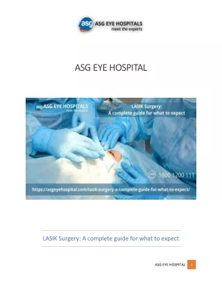 Are you planning for a Lasik Eye Surgery?