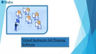 virtual instructor led training software