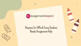 reasons for which every student needs assignment help