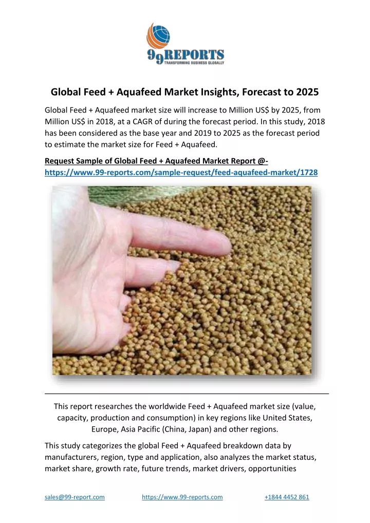 global feed aquafeed market insights forecast