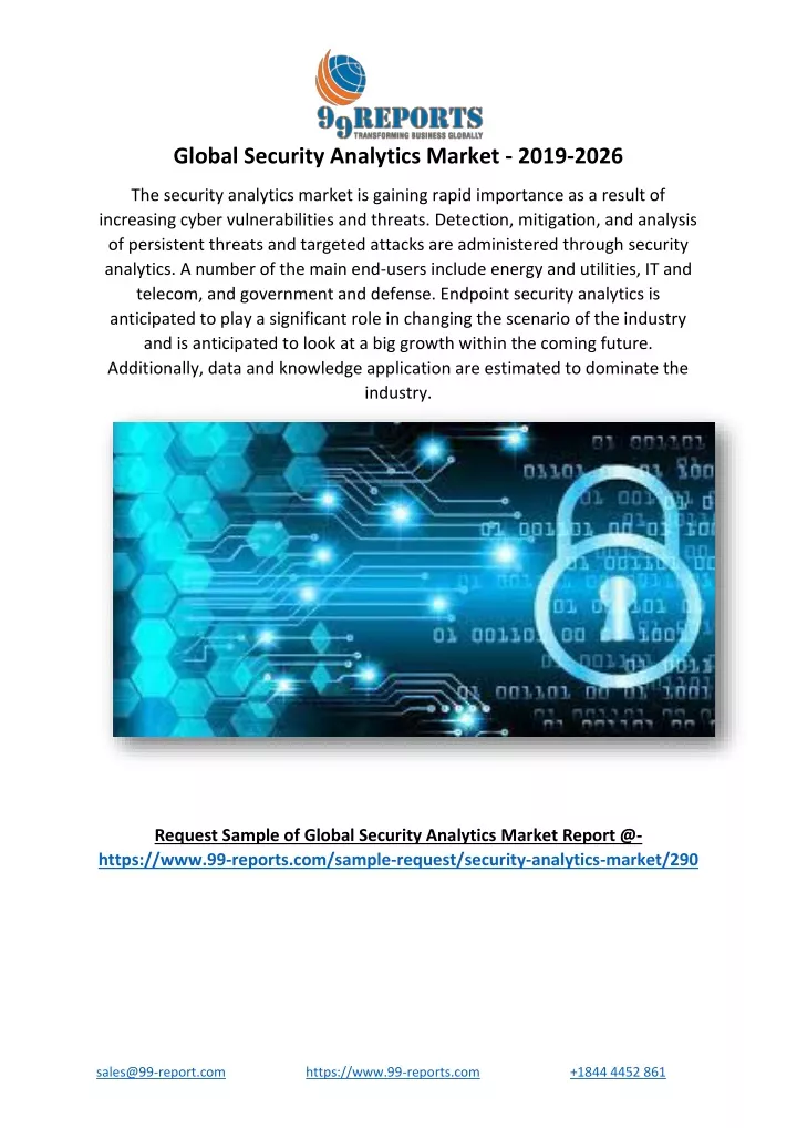 global security analytics market 2019 2026