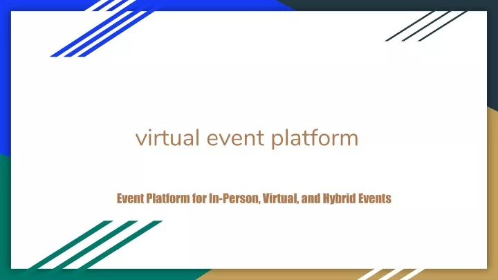 virtual event platform
