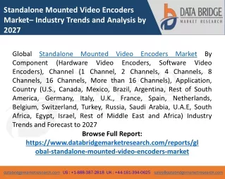 standalone mounted video encoders market industry