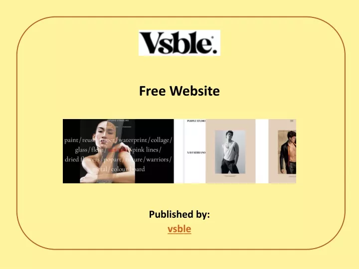 free website published by vsble