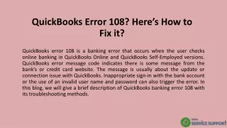 quickbooks error 108 here s how to fix it