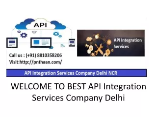 API Integration Services Company Delhi NCR | Custom API Development Agency India