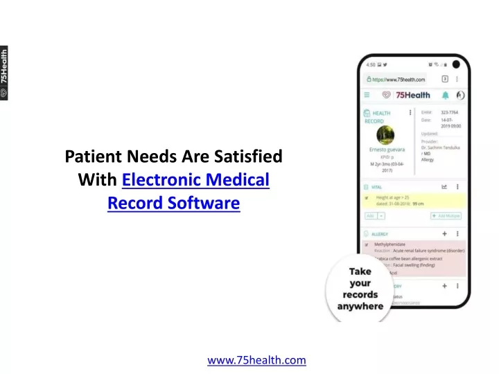 patient needs are satisfied with electronic
