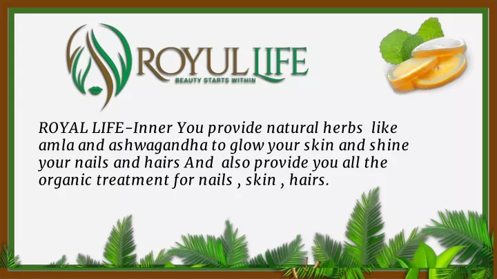 royal life inner you provide natural herbs like
