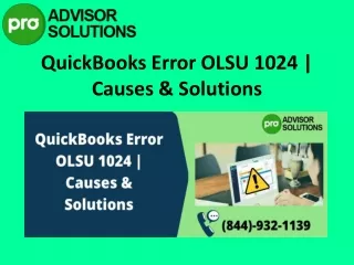 quickbooks error olsu 1024 causes solutions