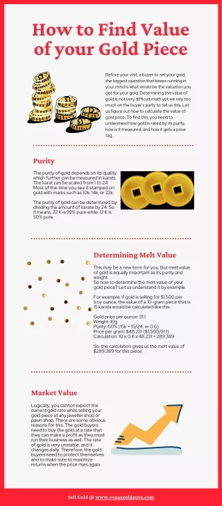 how to find value of your gold piece
