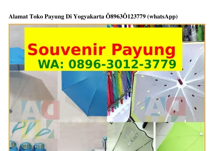 alamat toko payung di yogyakarta 8963 123779
