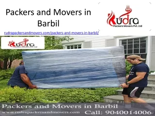 Packers and Movers in Barbil