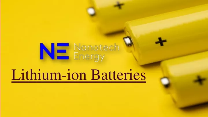 lithium ion batteries