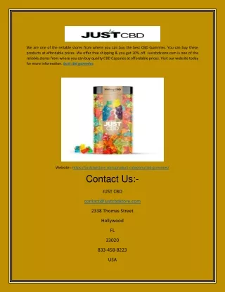 we are one of the reliable stores from where