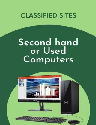 Get benefits by buying second hand computers from classified sites