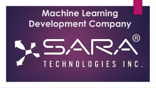 machine learning development company