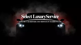 Mercedes Services | Select Luxury Service