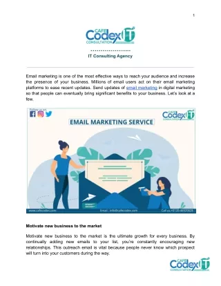 email marketing services