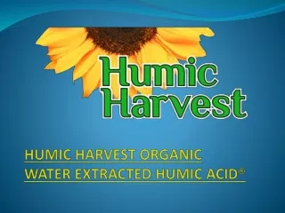 HUMIC HARVEST ORGANIC