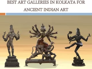 Best Art Galleries in Kolkata for Ancient Indian Art