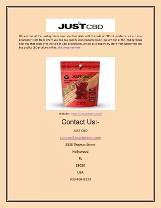 we are one of the leading shops near you that