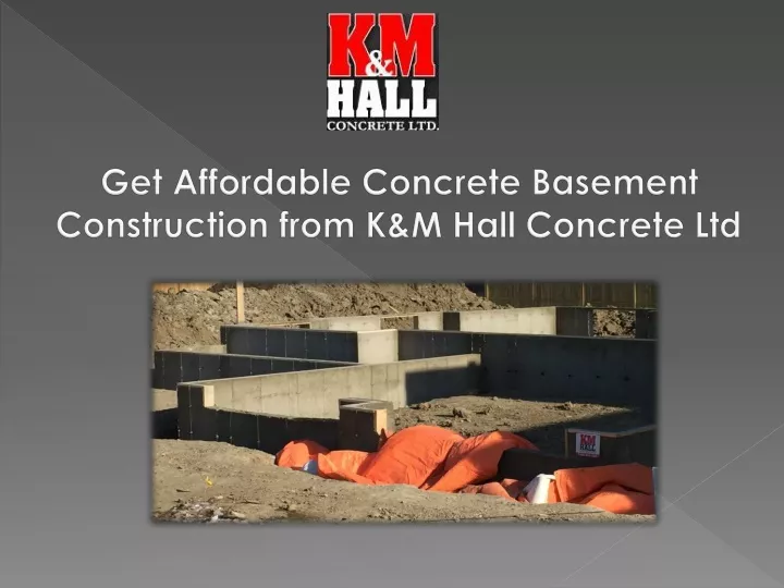 get affordable concrete basement construction