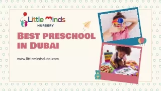 Best preschool in Dubai