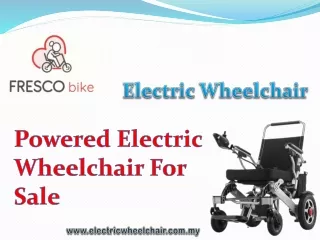 Powered Electric Wheelchair For Sale