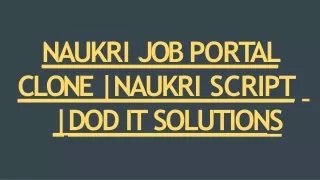 n a u k r i job po r t a l
