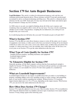 Section 179 for Auto Repair Businesses pdf (1)
