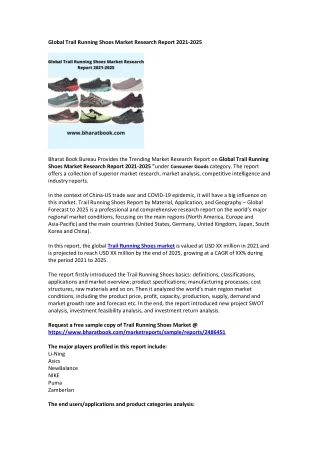 global trail running shoes market research report